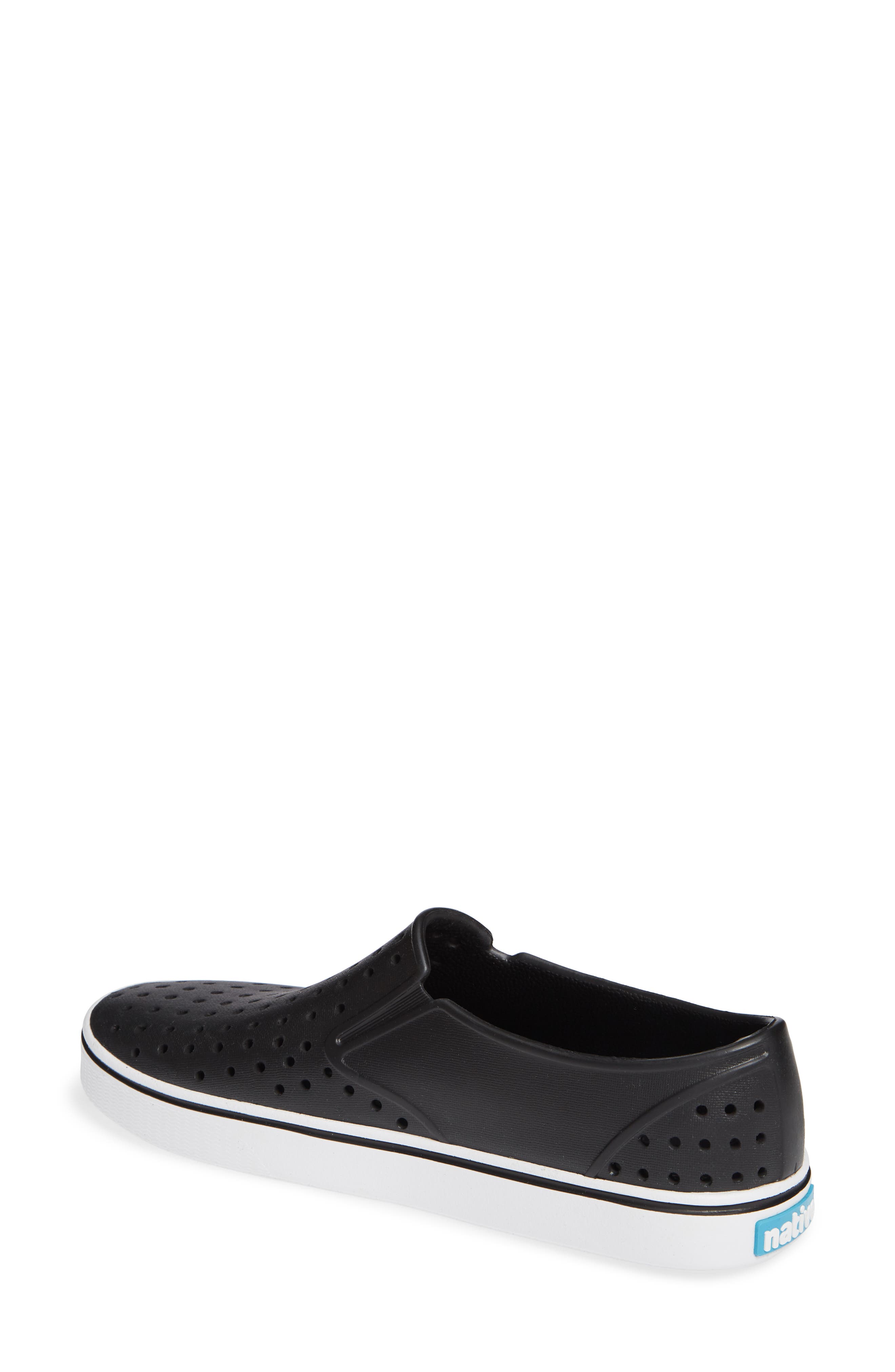 Native Shoes Miles Slip-On, Alternate, color, Jiffy Black/Shell White
