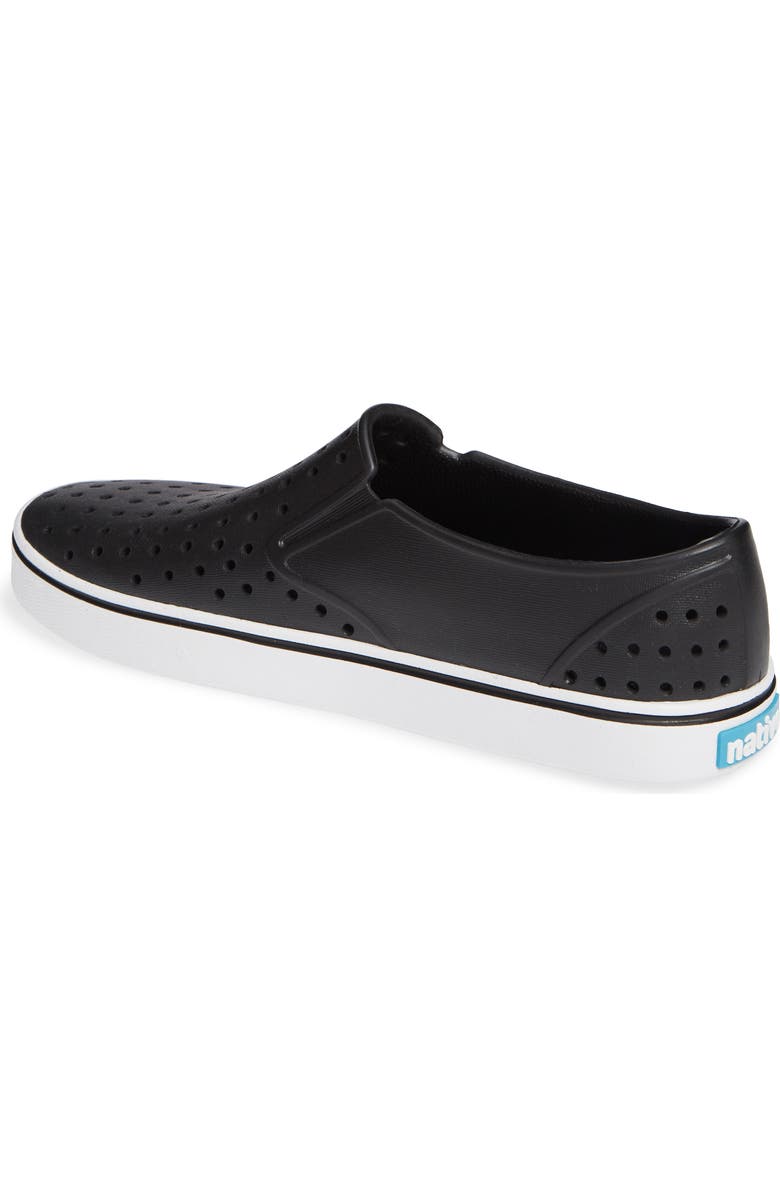 Native Shoes Miles Slip-On, Alternate, color, Jiffy Black/Shell White