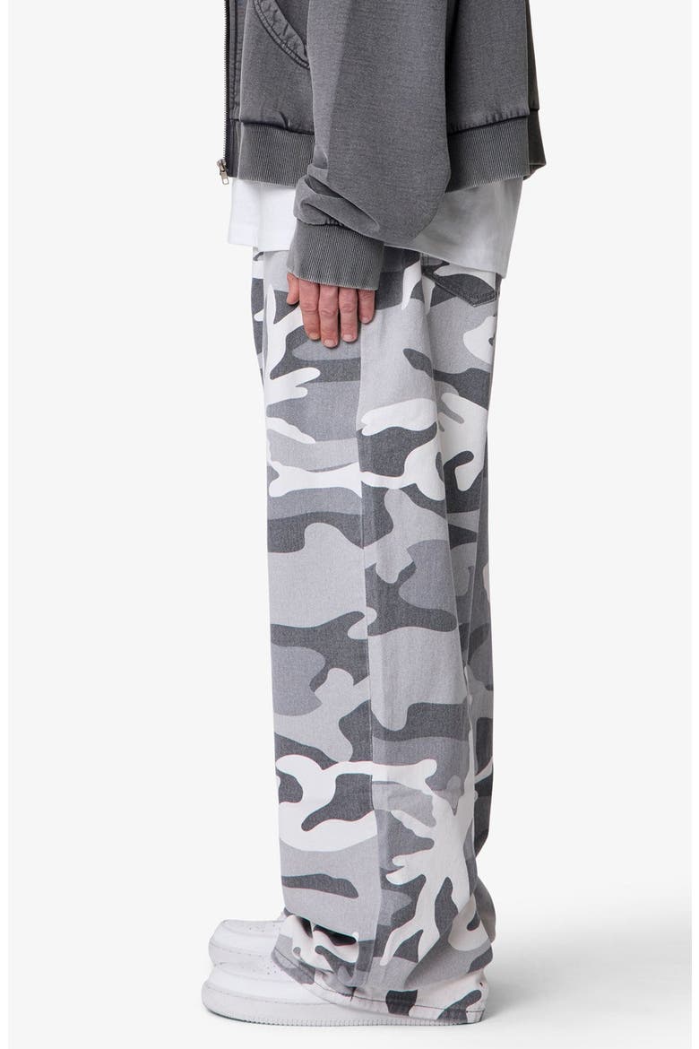 Mega Baggy Jeans, Alternate, color, SNOW CAMO