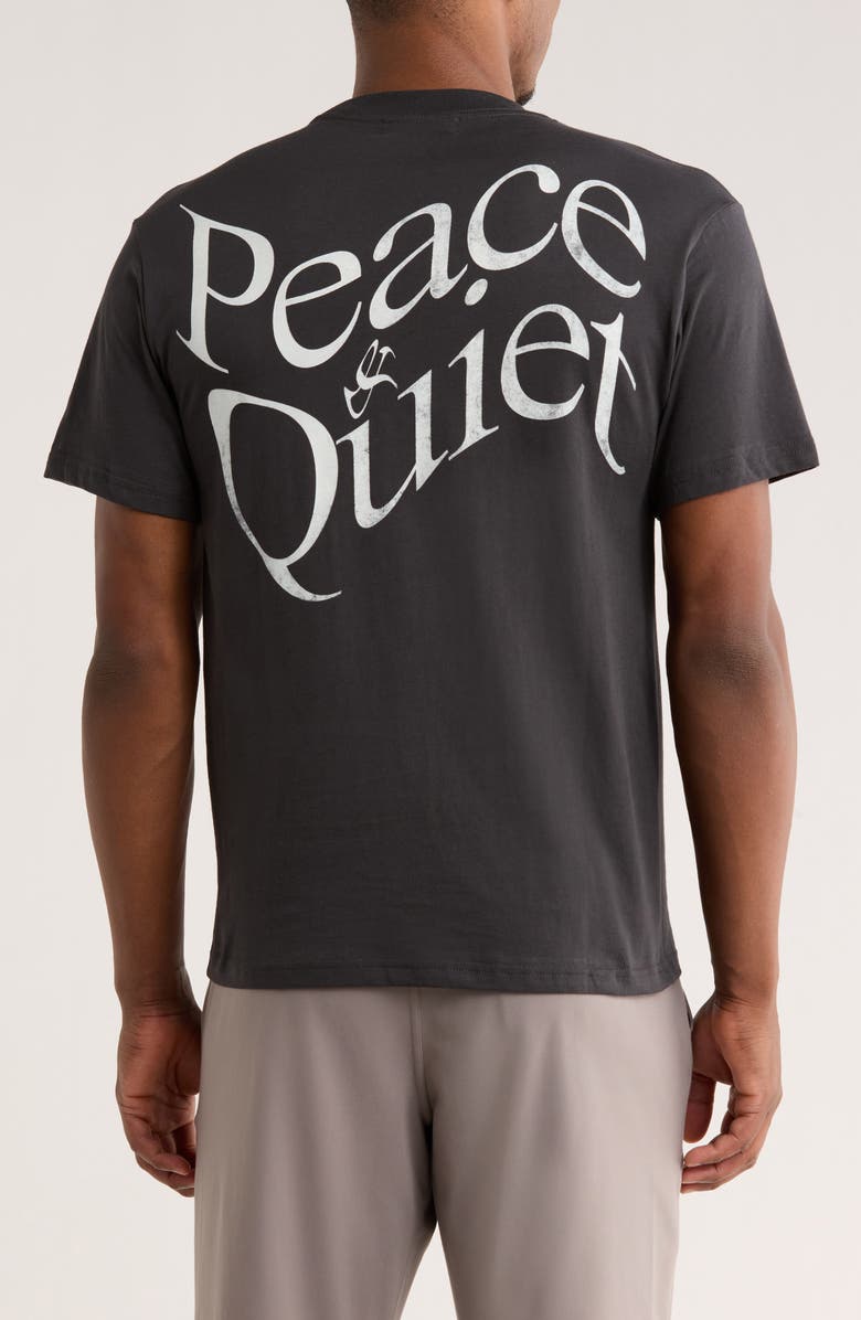 Museum of Peace & Quiet Warped Graphic T-Shirt, Alternate, color, Black