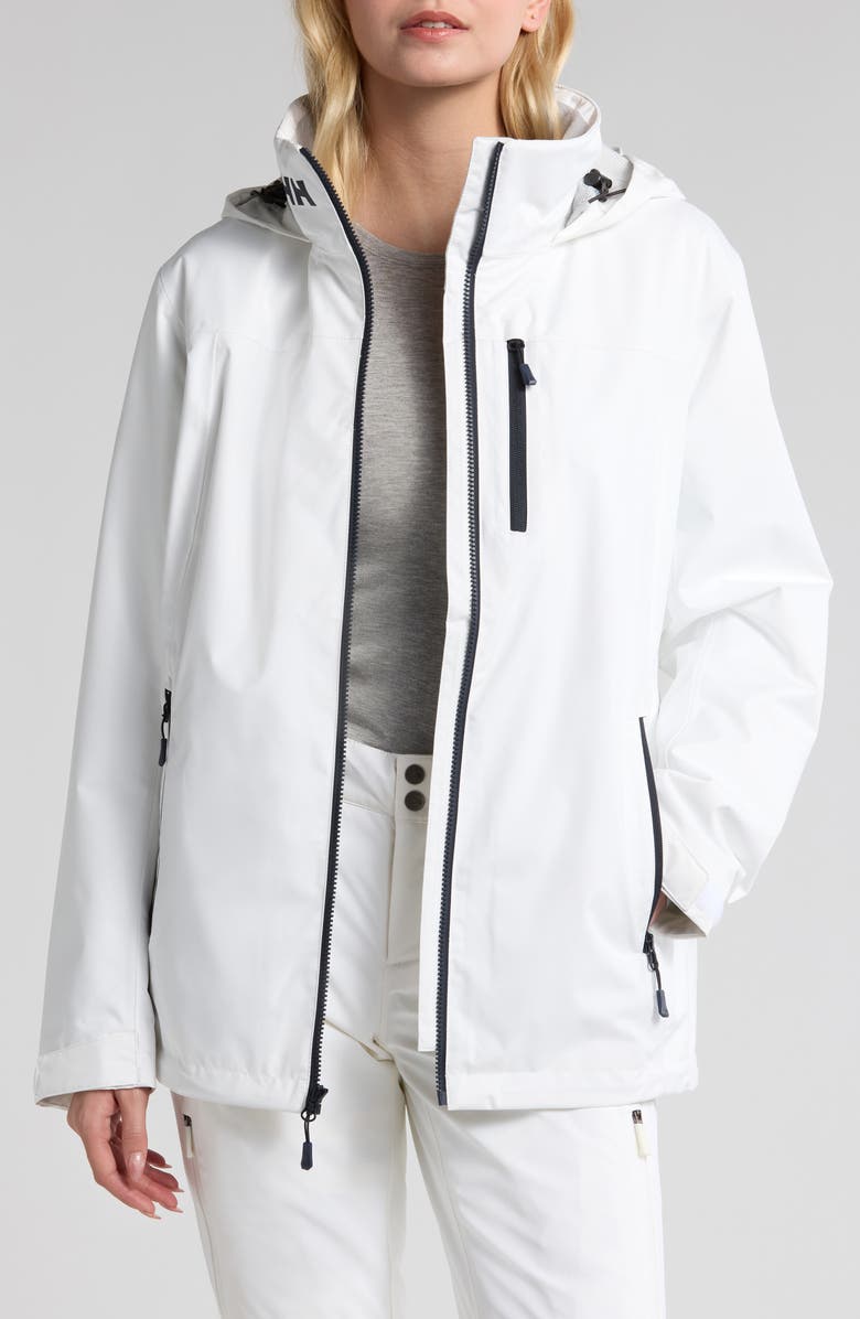 Helly Hansen Hooded Crew 2.0 Waterproof Midlayer Sailing Jacket, Main, color, 