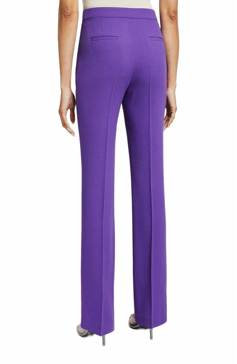 Santorelli AMARA Straight Leg Pant in Luxury Wool Crepe, Alternate, color, 