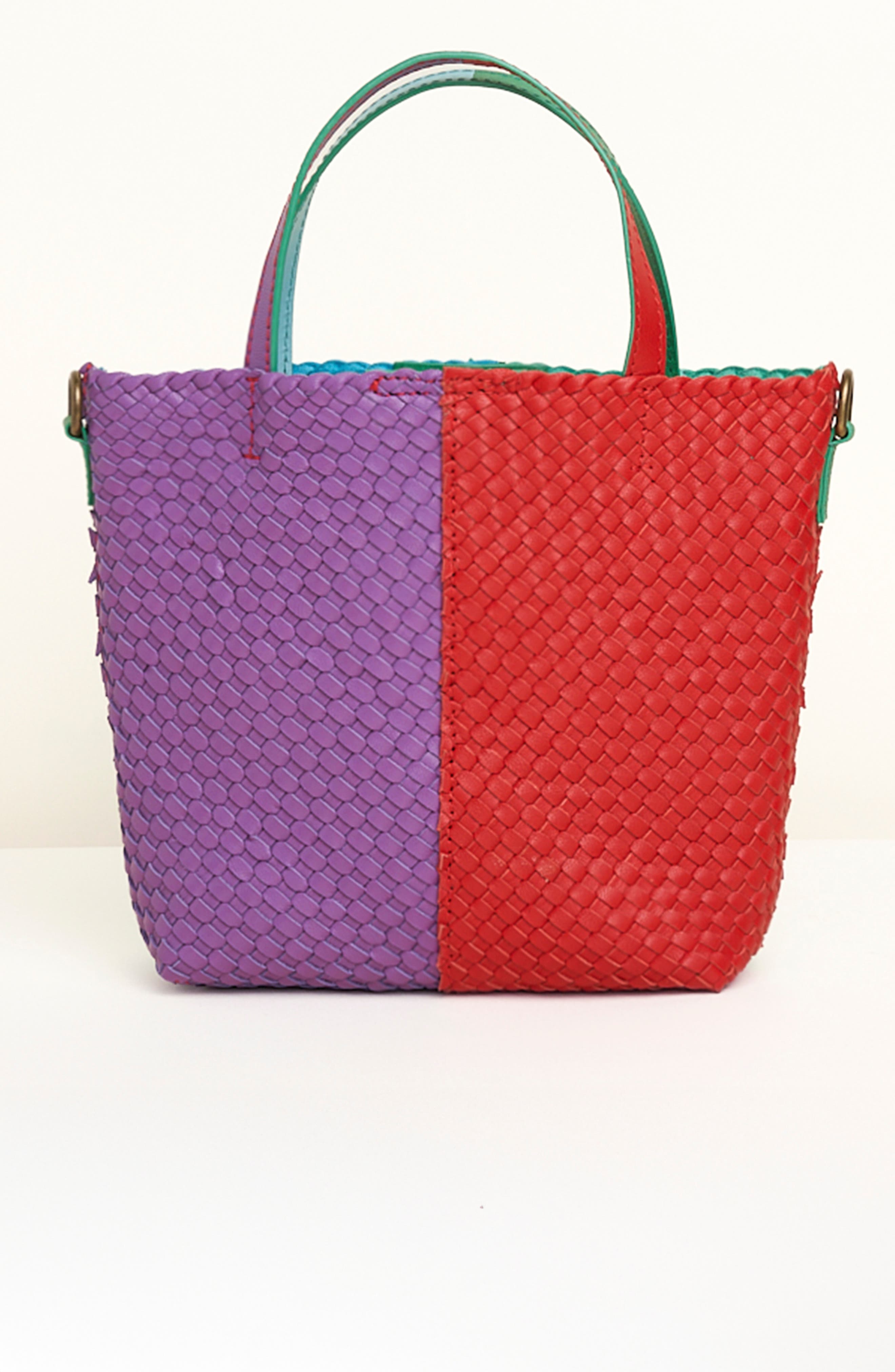 Charlotte Stone Paulette Multicolor Woven Crossbody Bag, Main, color, Tropical