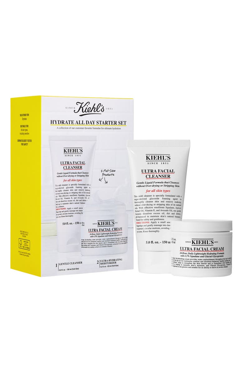Kiehl's Since 1851 Hydrate All Day Starter Set $92 Value, Alternate, color, 