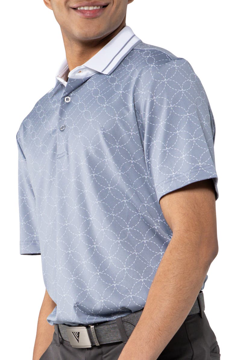 LEVELWEAR Cascase Polo, Alternate, color, Pebble/ White