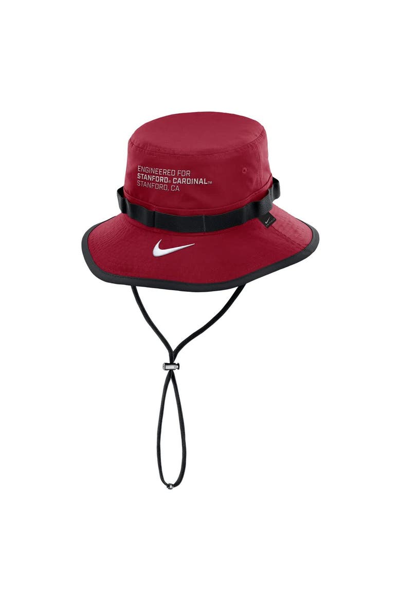 Men's Nike Cardinal Stanford Cardinal 2025 Sideline Apex Boonie Performance Bucket Hat, Alternate, color, Cardinal