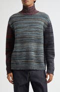 Waste Yarn Project Carol Space Dye One of a Kind Turtleneck Sweater