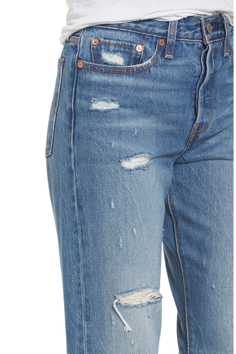 Levi's® Wedgie High Waist Crop Jeans, Alternate, color, PARTNER IN CRIME
