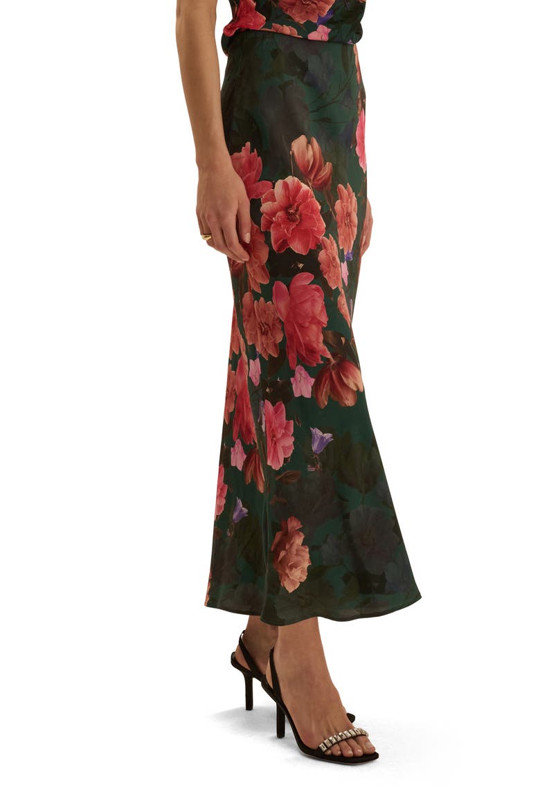 The Favorite Midi Skirt, Alternate, color, GEMSTONE FLORAL