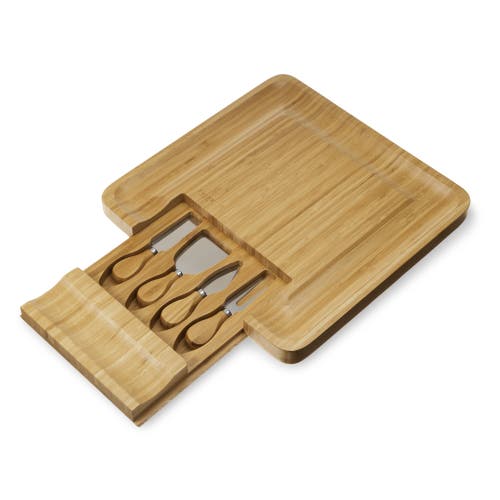 Twine Cheese Board And Knife Set In Natural