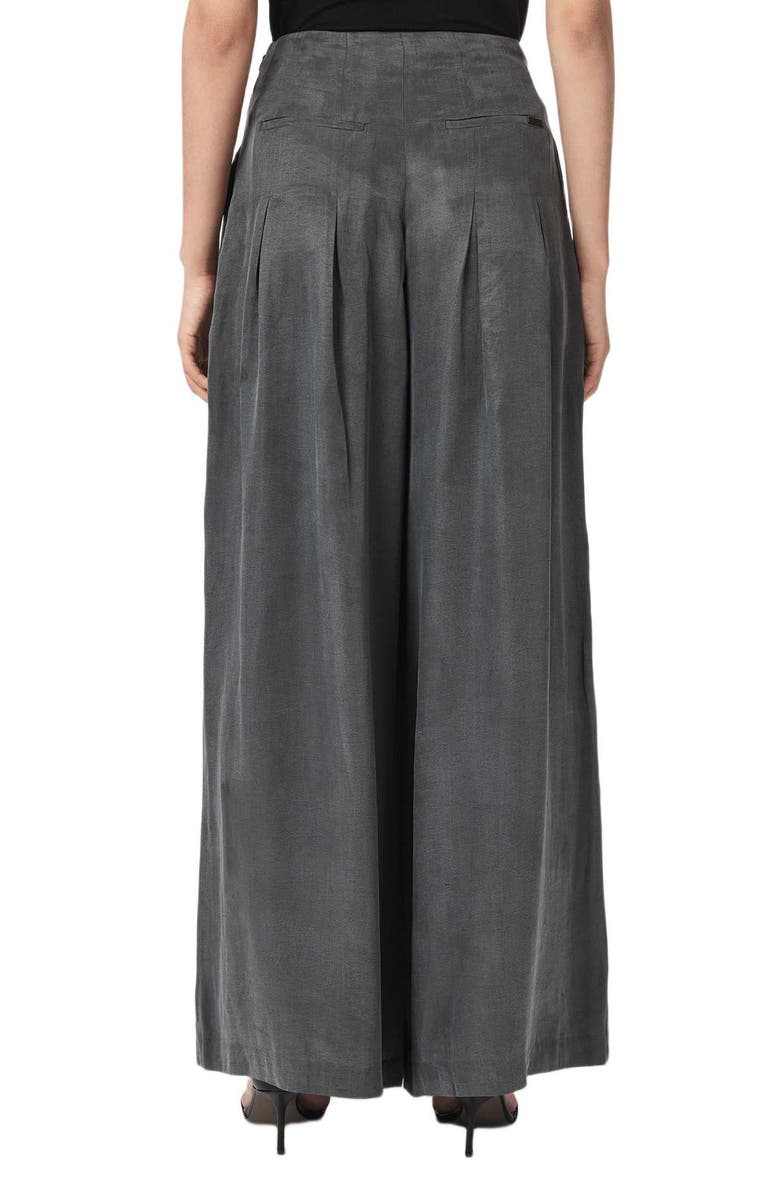 AllSaints Marrlo Wide Leg Pants, Alternate, color, Graphite Blue