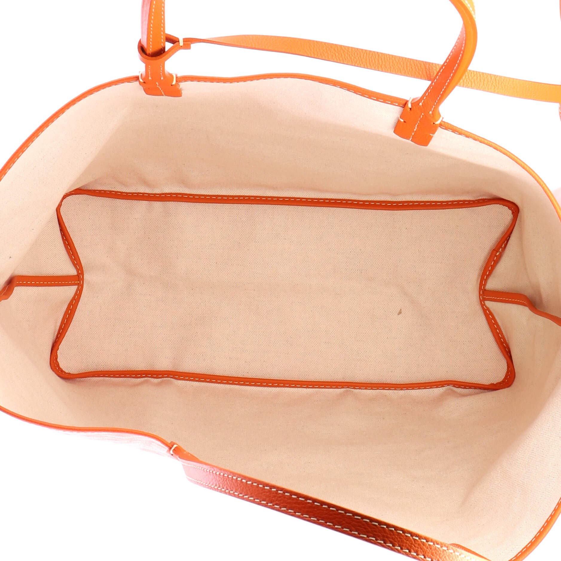 Pre-Owned Goyard Saint Louis Tote Coated Canvas PM, Alternate, color, Orange