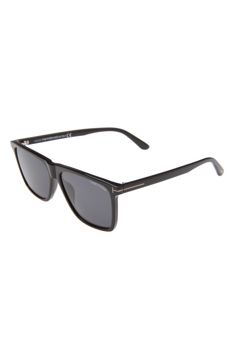 TOM FORD Fletcher 57mm Sunglasses, Alternate, color, 