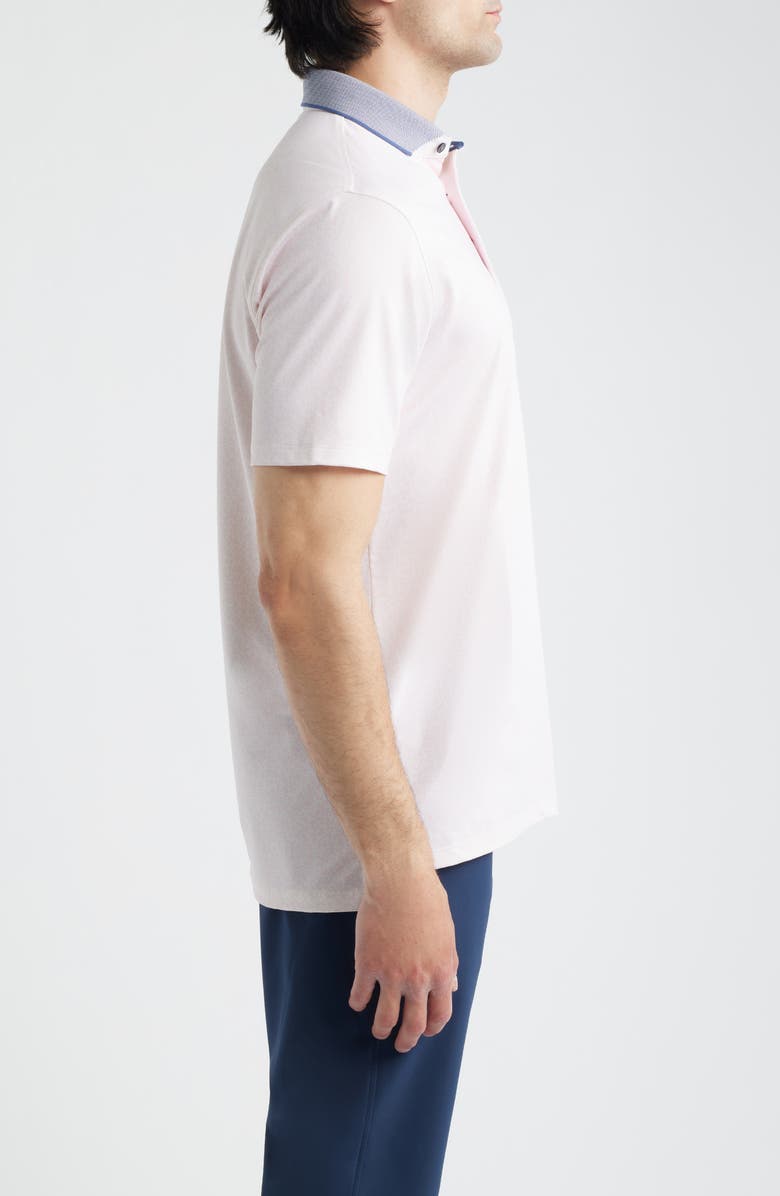 Greyson Coral Dreams Performance Polo, Alternate, color, Pink Sky