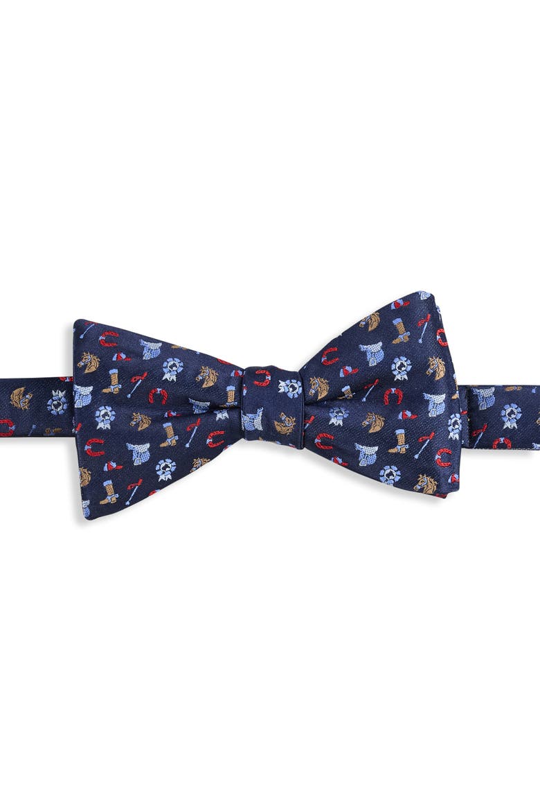 Big & Tall Derby Fun Bow Tie, Main, color, NAVY