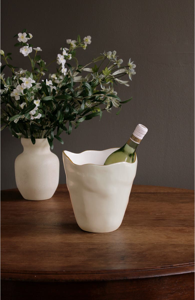 BEATRIZ BALL Collection ENCANTO Soho Large Ice Bucket, Alternate, color, Cream And White