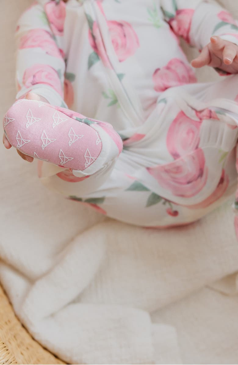 Copper Pearl Grace Zip Front Footie, Alternate, color, 