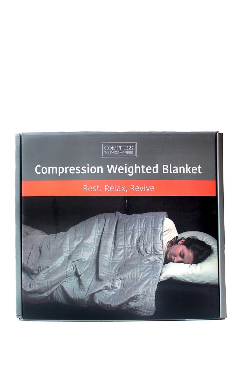 MELANGE HOME Mink Weighted Throw, Alternate, color, 