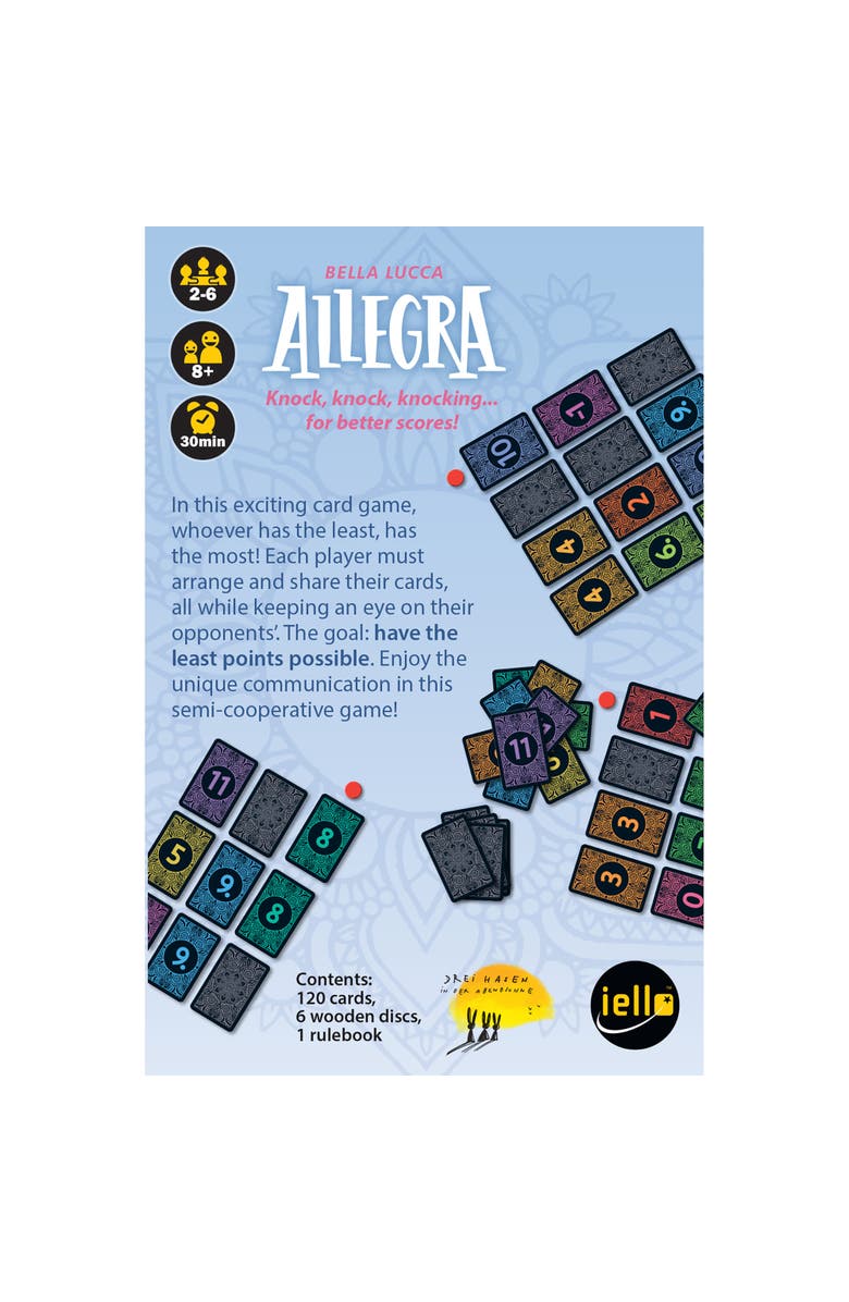 IELLO Allegra Based On The Card Game "Golf" Family Ages, Alternate, color, Multicolored