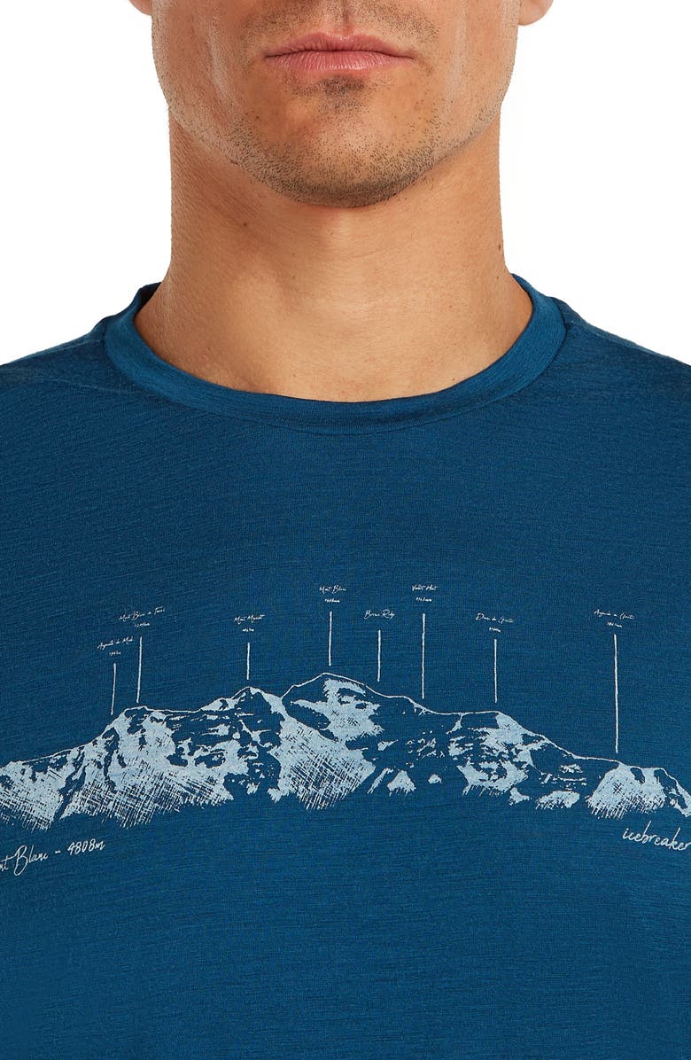 Icebreaker Merino 150 Tech Lite Graphic T-Shirt, Alternate, color, Atlantis