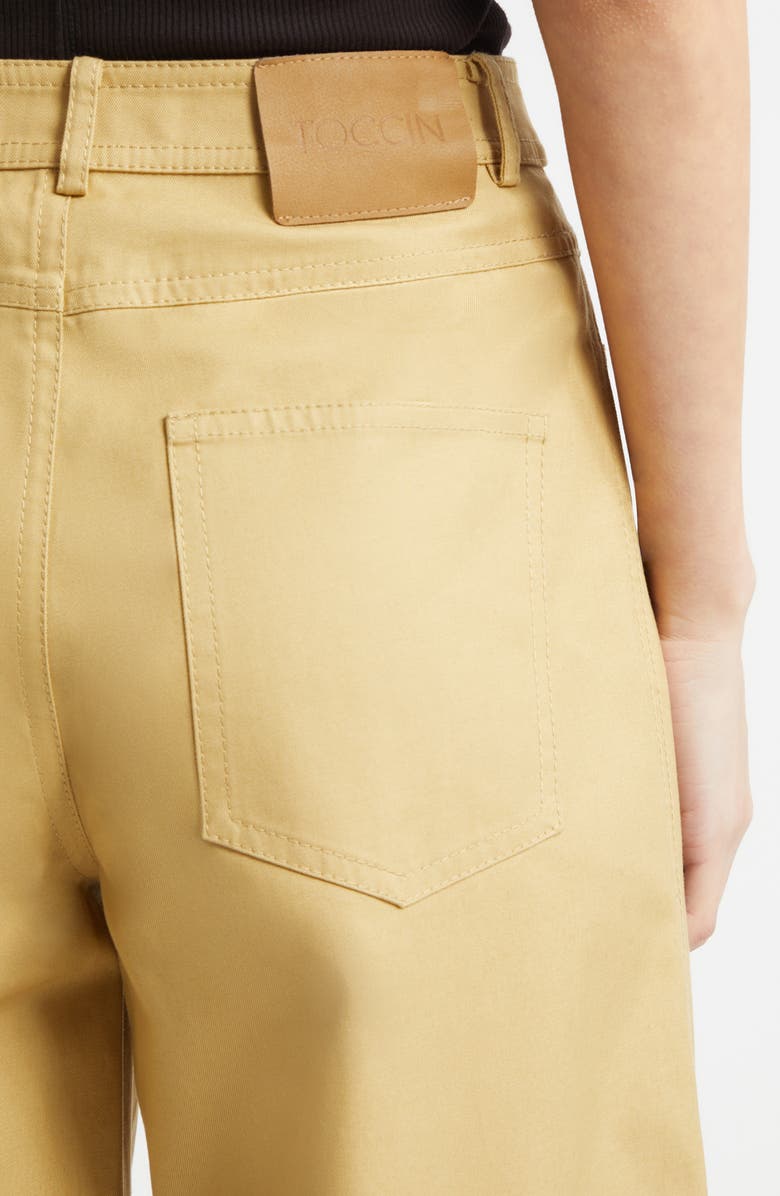 Toccin Nell Cotton Twill Wide Leg Pants, Alternate, color, 