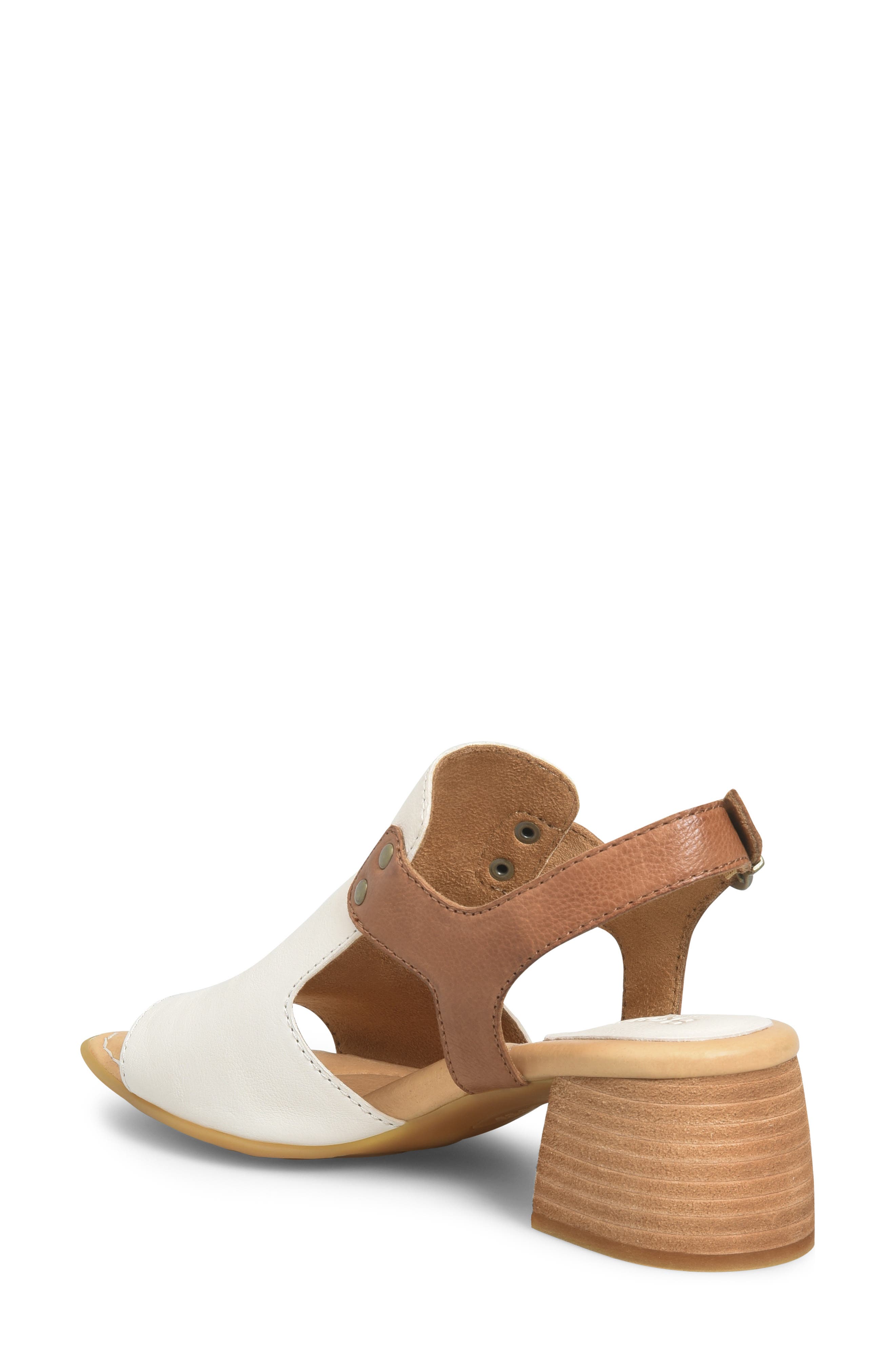 Børn Sylvie Slingback Sandal, Alternate, color, White Combo