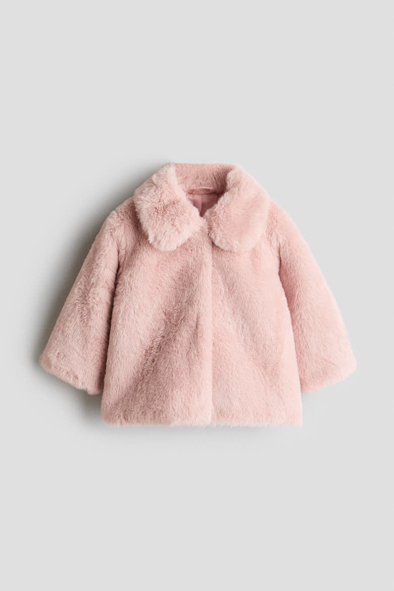 Fluffy Jacket, Main, color, Light pink