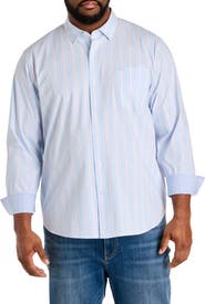 Tommy Bahama Big & Tall Sarasota Stretch Striped Sport Shirt