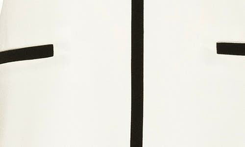 Alexia Admor Liora Bateau Neck Shift Dress In White