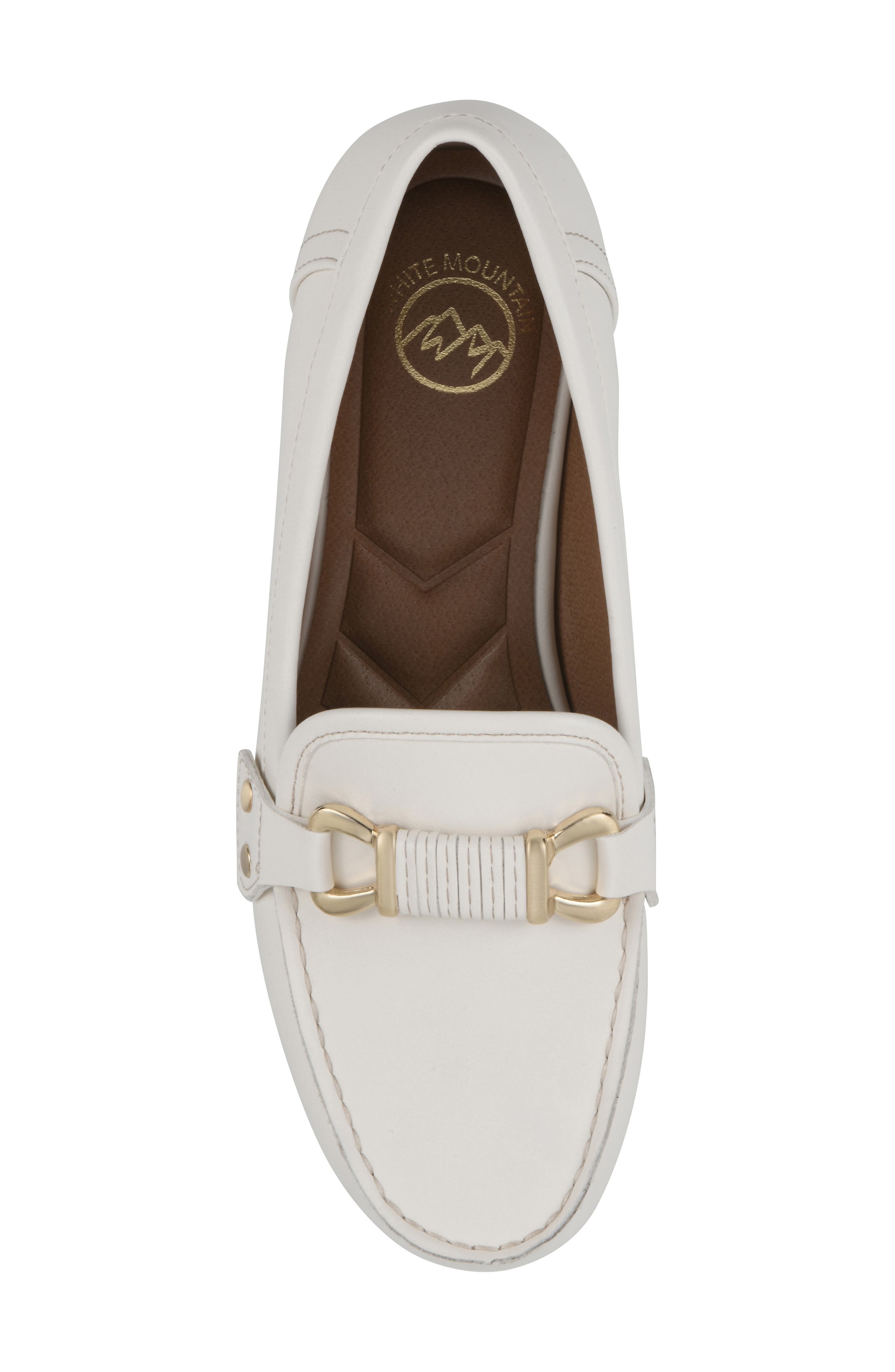 Wayside Bit Loafer, Alternate, color, WHITE/SMOOTH