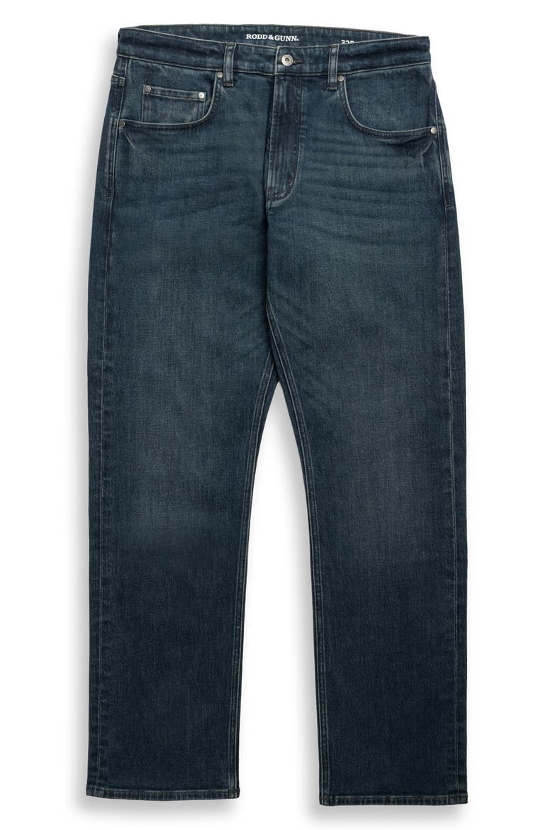 Kurow Relaxed Fit Jeans, Alternate, color, MID BLUE