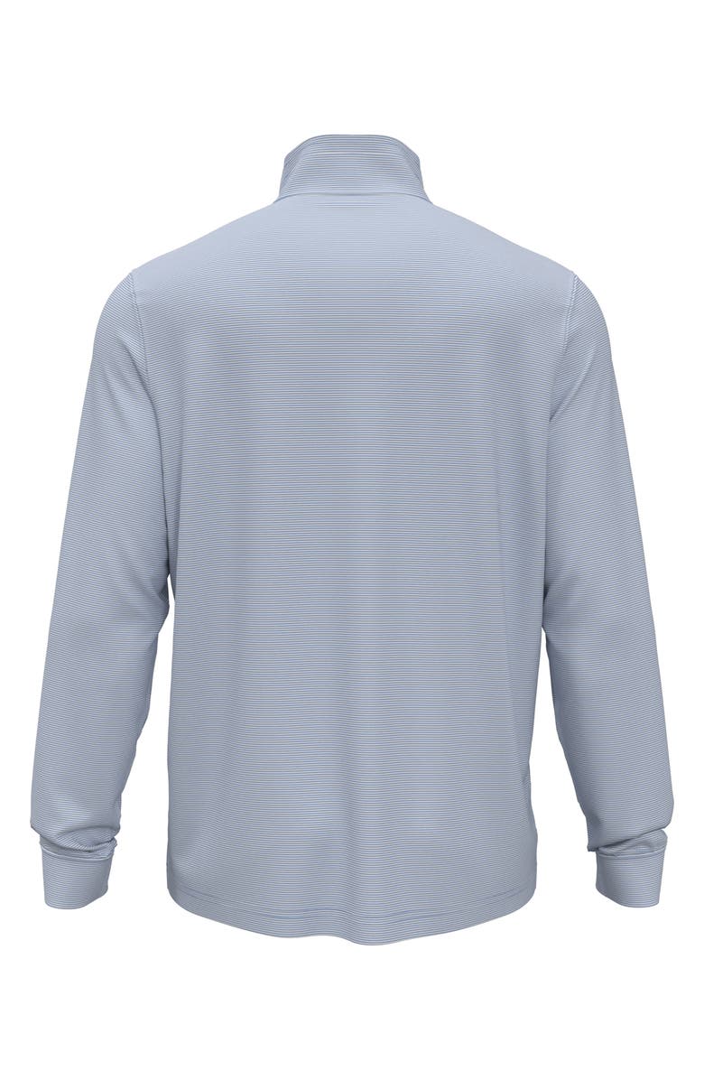 JACK NICKLAUS Stripe Mock Neck Half Zip Pullover, Alternate, color, Bel Air Blue