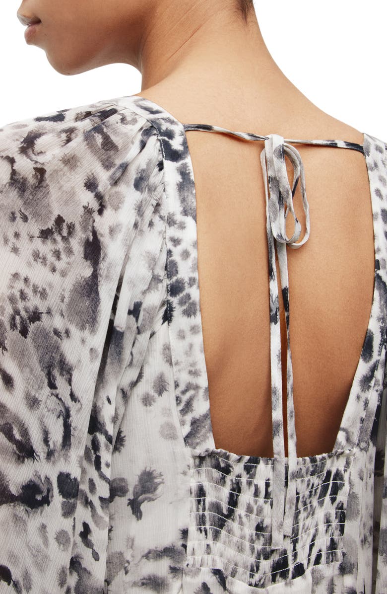 AllSaints Sanina Waktu Long Sleeve Minidress, Alternate, color,