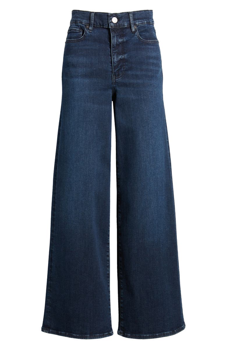 FRAME Le Slim Palazzo High Waist Wide Leg Jeans, Alternate, color, Dante