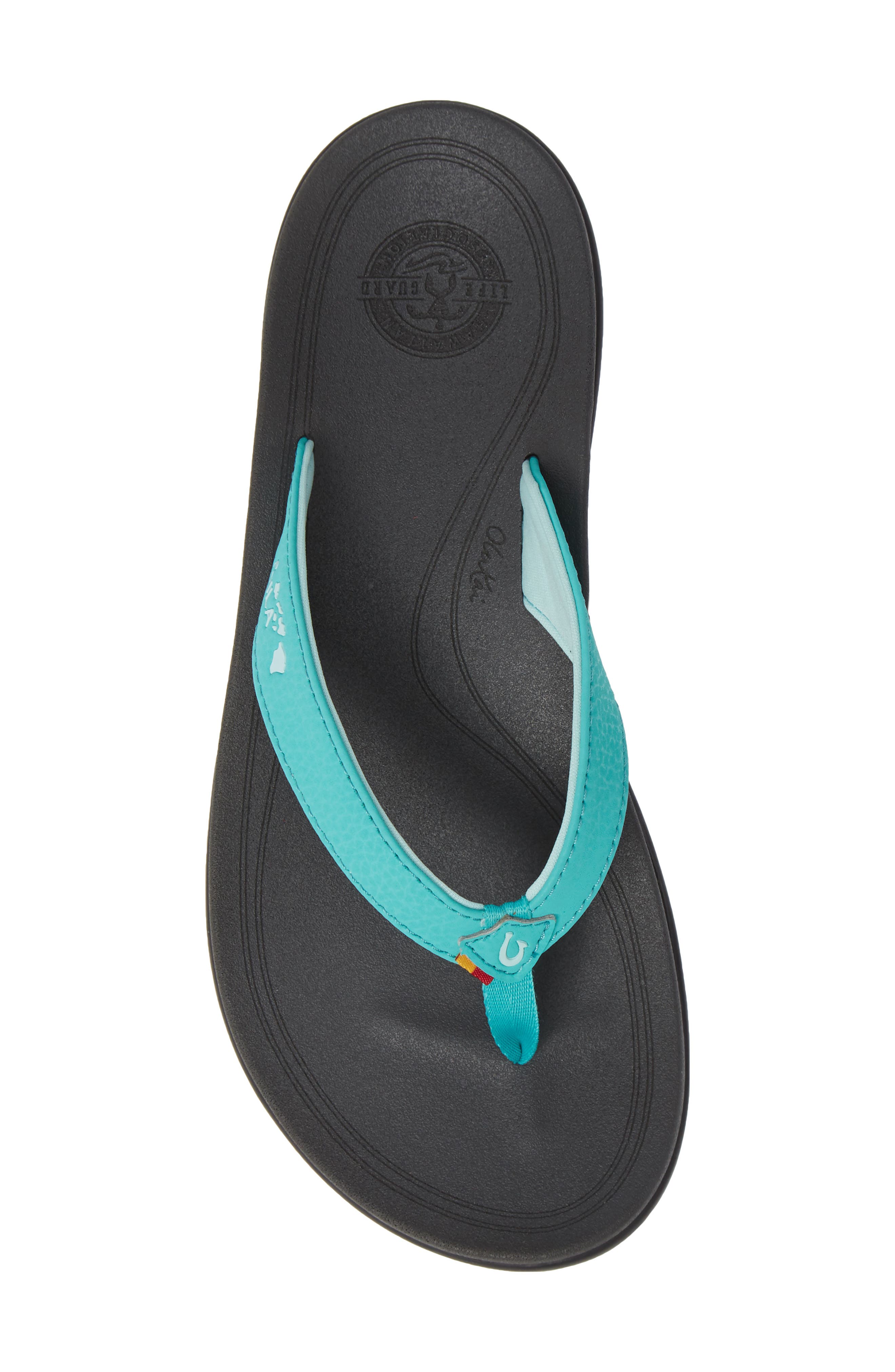 Punua Kiai Flip Flop, Alternate, color, TROPIC BLUE/ DARK SHADOW