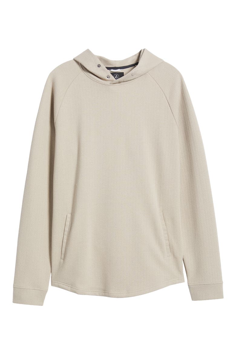 Luke Textured Hoodie, Alternate, color, TAN