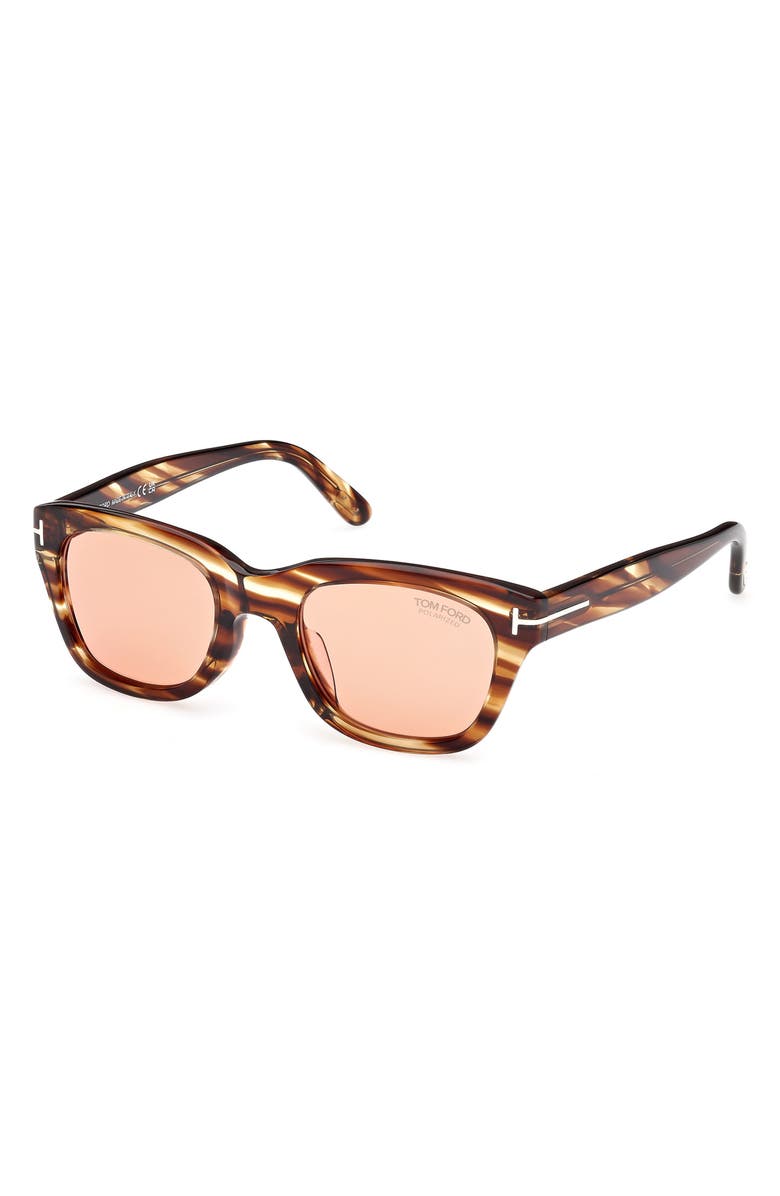 TOM FORD 52mm Square Sunglasses, Alternate, color,