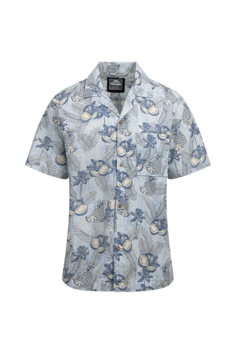 Hart Printed Casual Shirt, Main, color, Blue Haze
