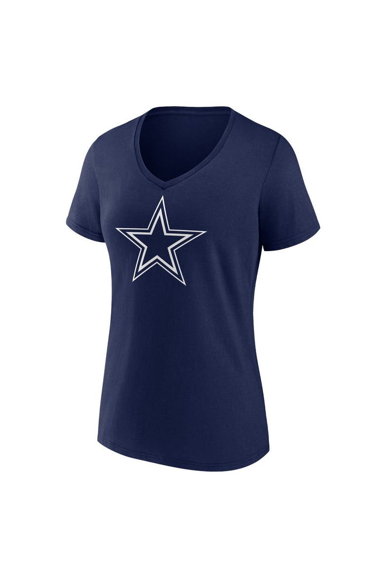 Women's Fanatics Branded Micah Parsons  Navy Dallas Cowboys Player Icon Name & Number V-Neck T-Shirt, Alternate, color, Navy