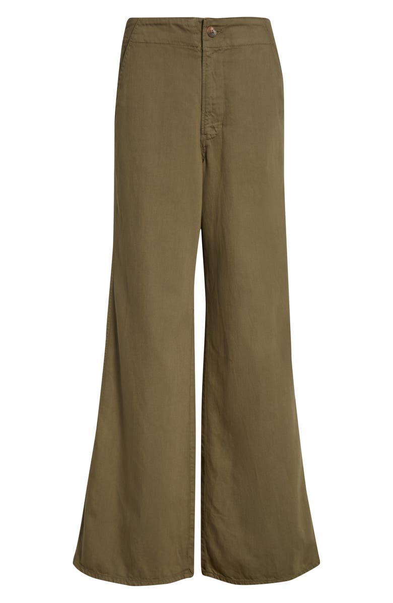 Veronica Beard Kasey Wide Leg Pants, Alternate, color, Army