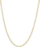 Sara Weinstock Gold Rollo Chain Necklace