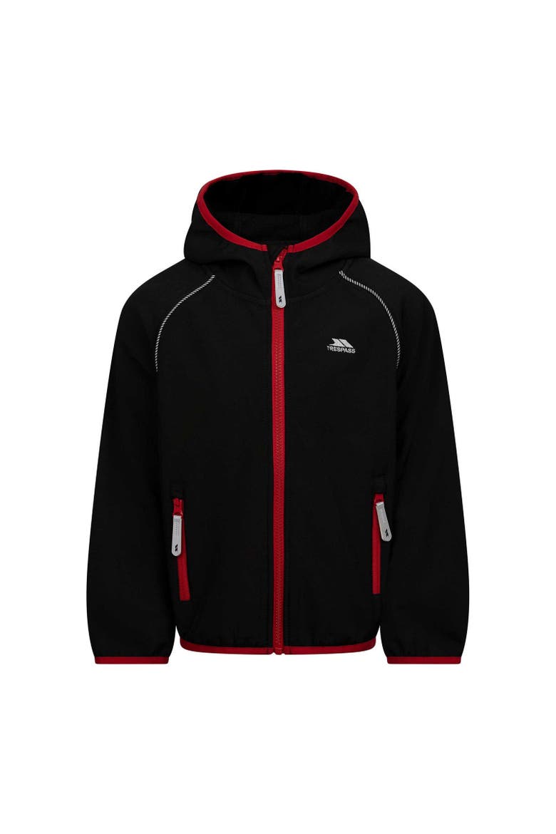 Childrens/Kids Belmoon Soft Shell Jacket, Main, color, Black