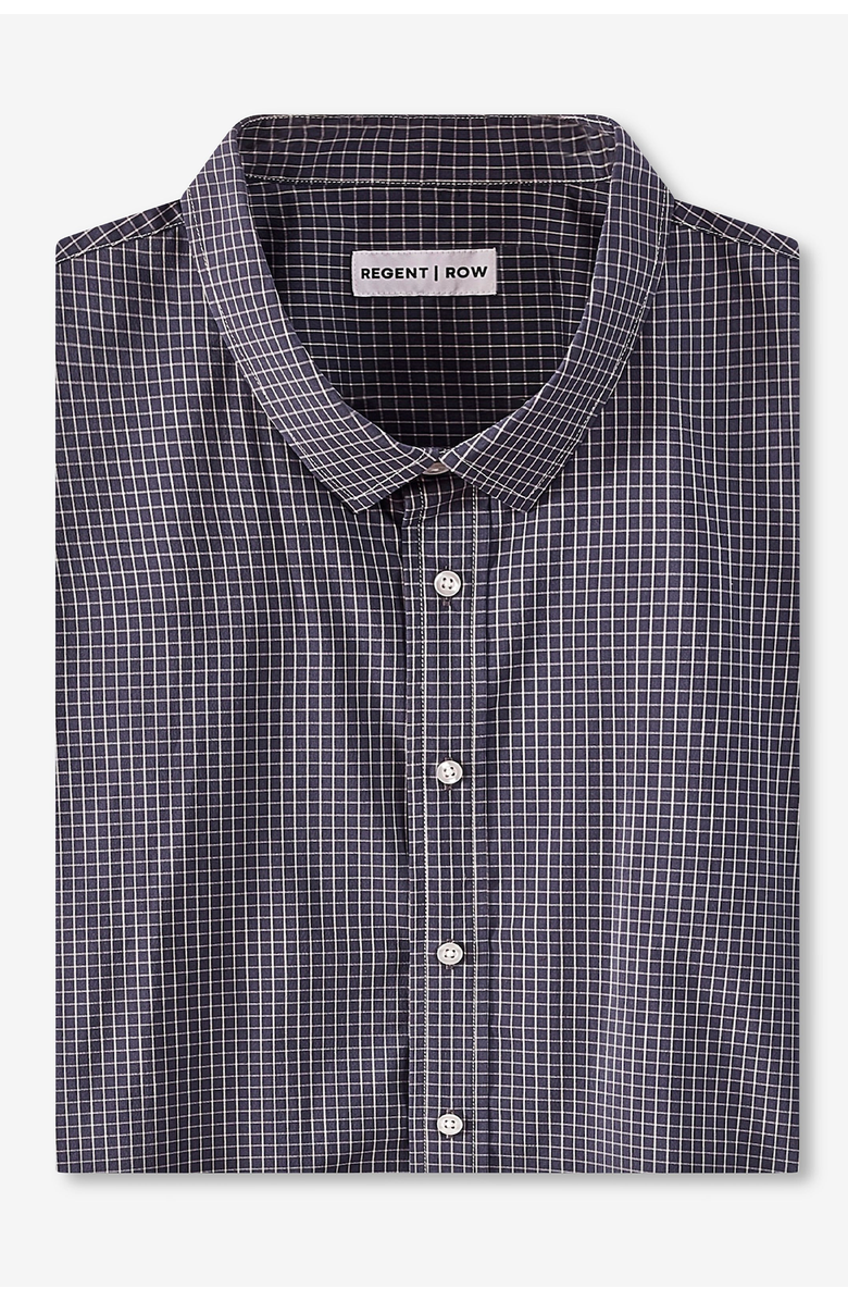 Regent Row Men’s Big and Tall Stanton Shirt ,Tailored Fit short Sleeves, Performance Fabric & Ventilated Armholes, Main, color,