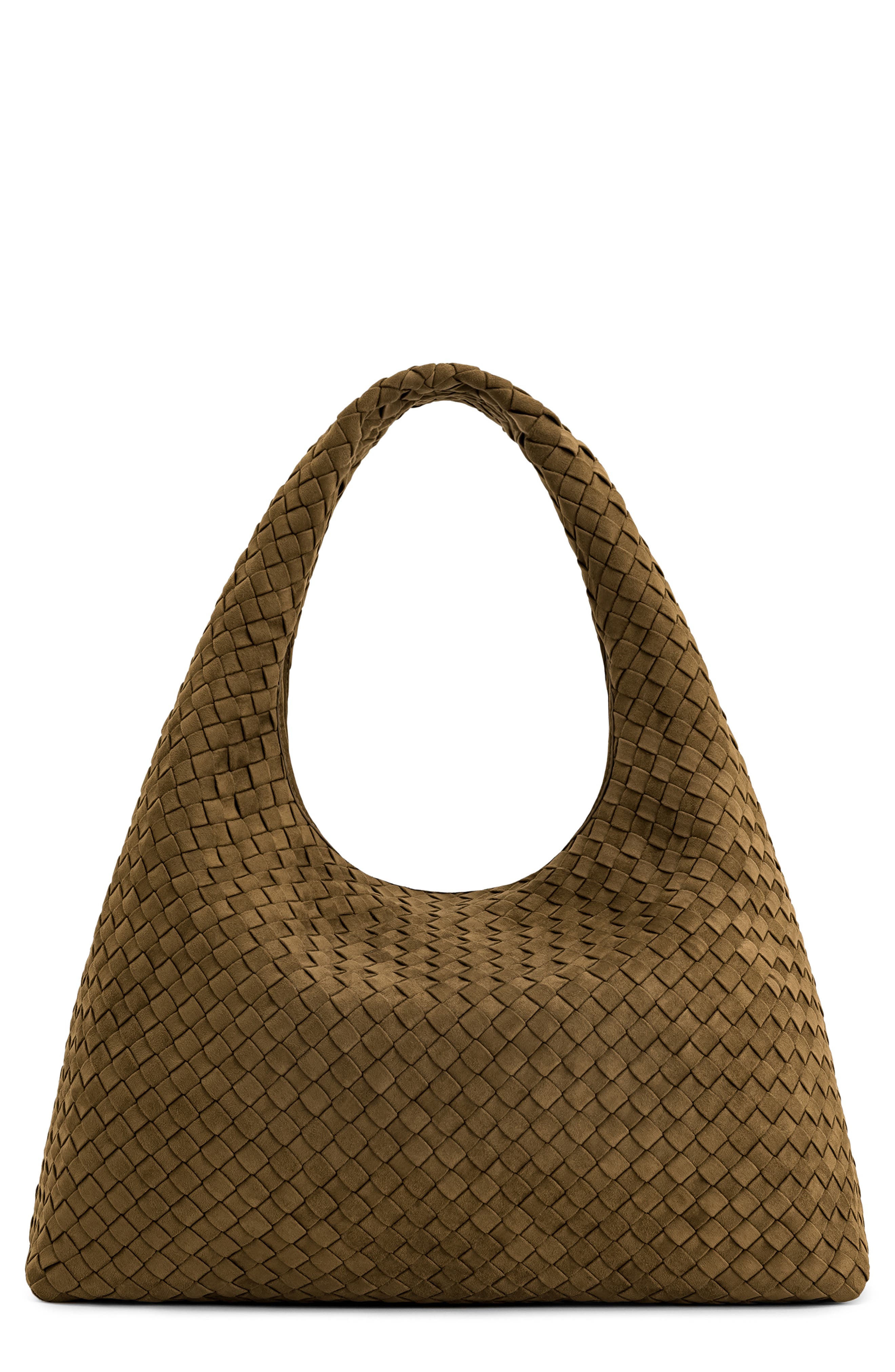 JW PEI Laura Woven Faux Suede Shoulder Bag, Main, color, 