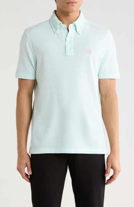 Brooks Brothers Cotton & Linen Blend Oxford Piqué Knit Polo