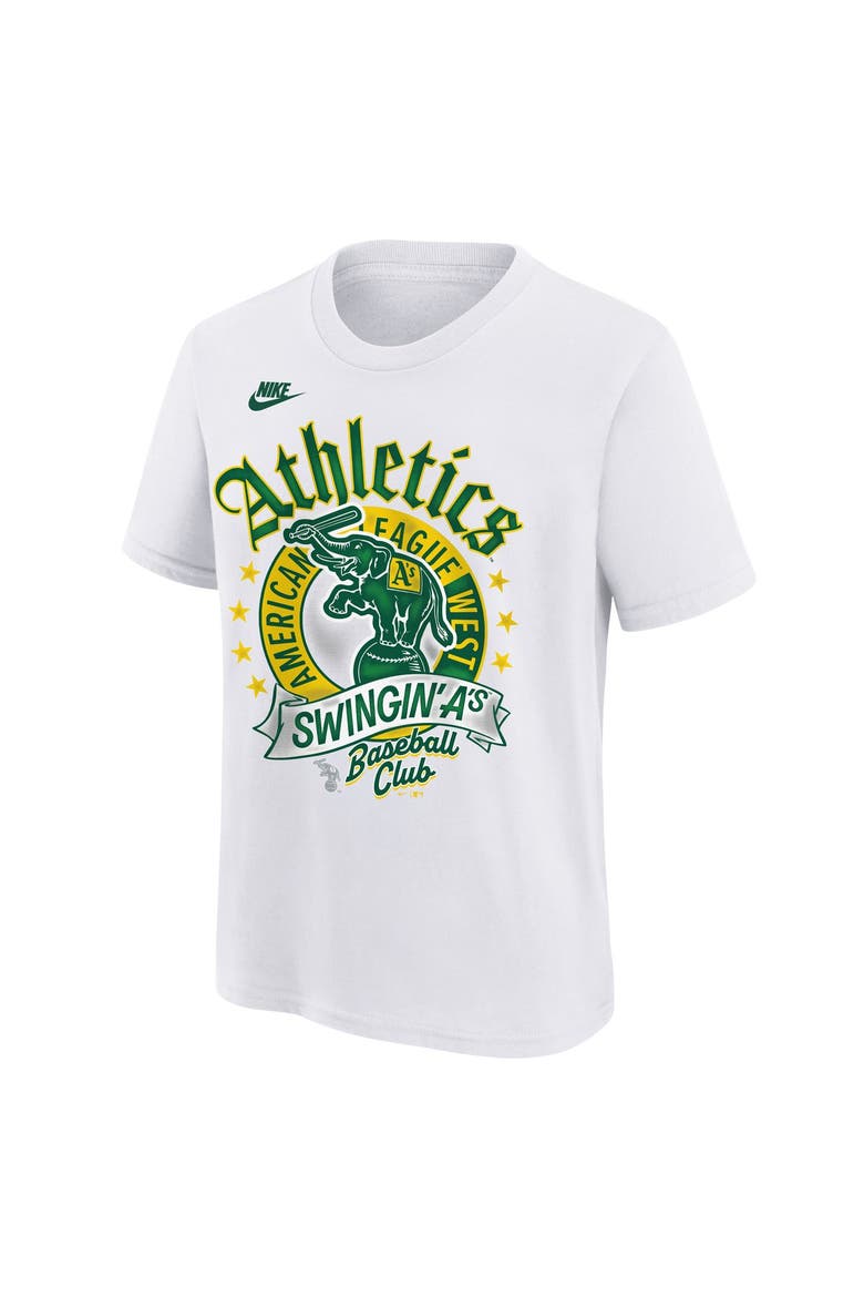 Youth Nike  White Athletics Hometown Collection T-Shirt, Alternate, color, White