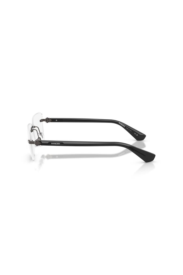 58mm Rectangle optical glasses, Alternate, color, Grey