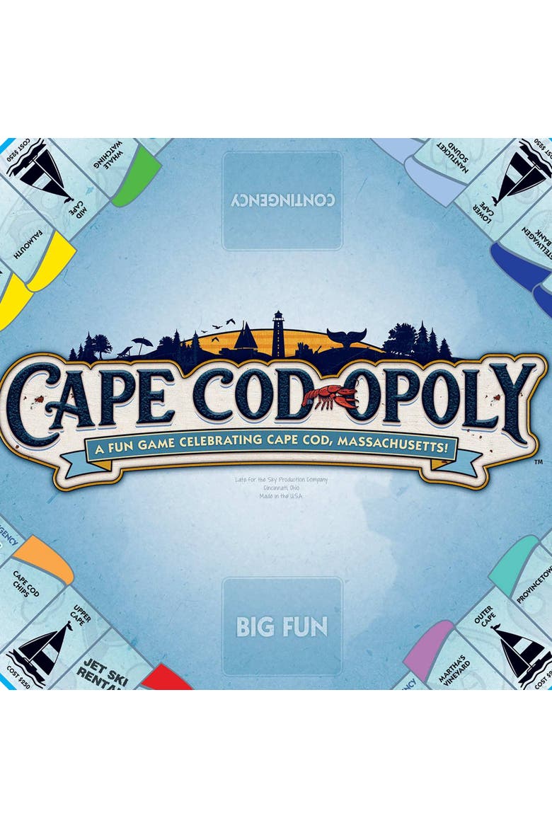 Cape Cod Opoly Board Game, Alternate, color, Multicolored