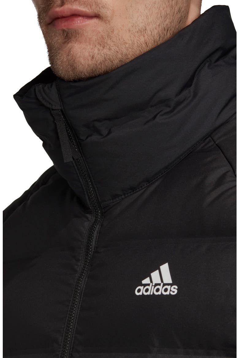 Helionic Down Puffer Jacket, Alternate, color, BLACK