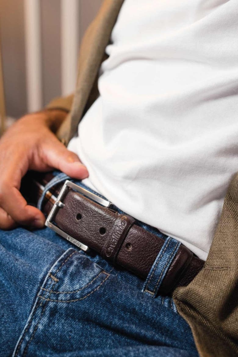 The Sailor 543 Leather Belt, Alternate, color, Brown